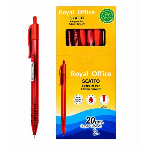 PENNE SF ROYAL OFFICE A SCATTO R20 1,0MM ROSSO CF20